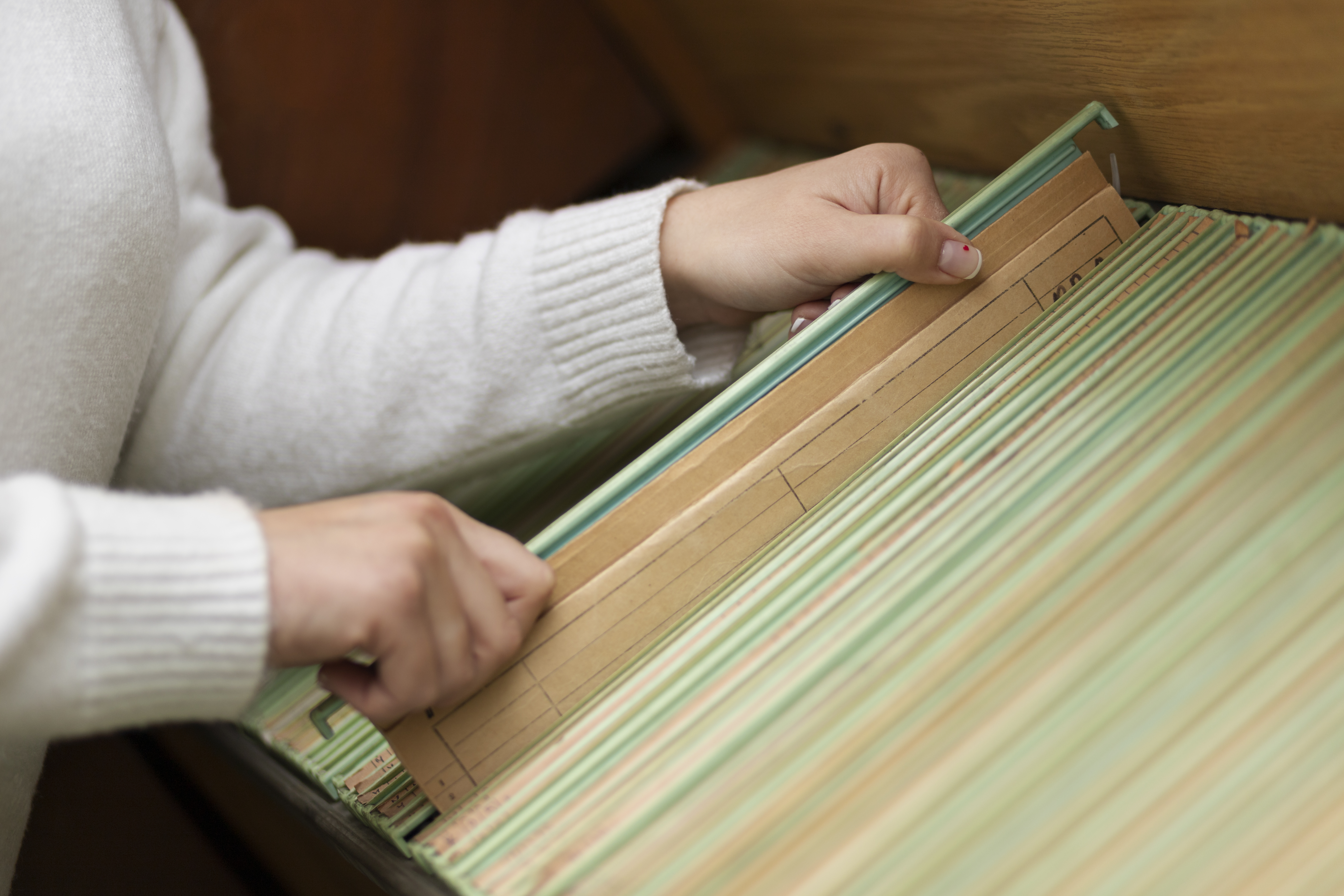 young-adult-organizing-documents